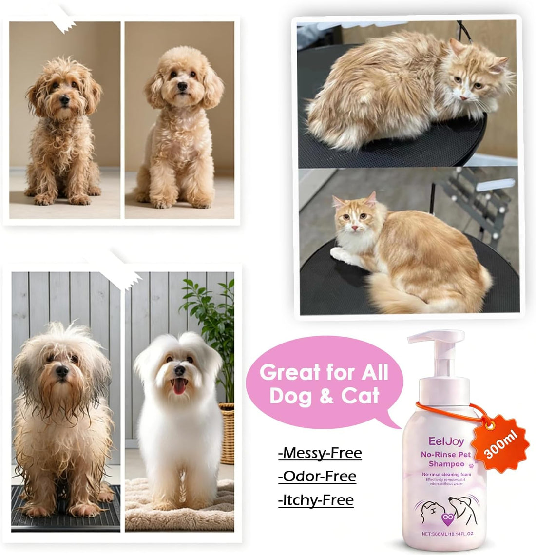 No-Rinse Pet Shampoo