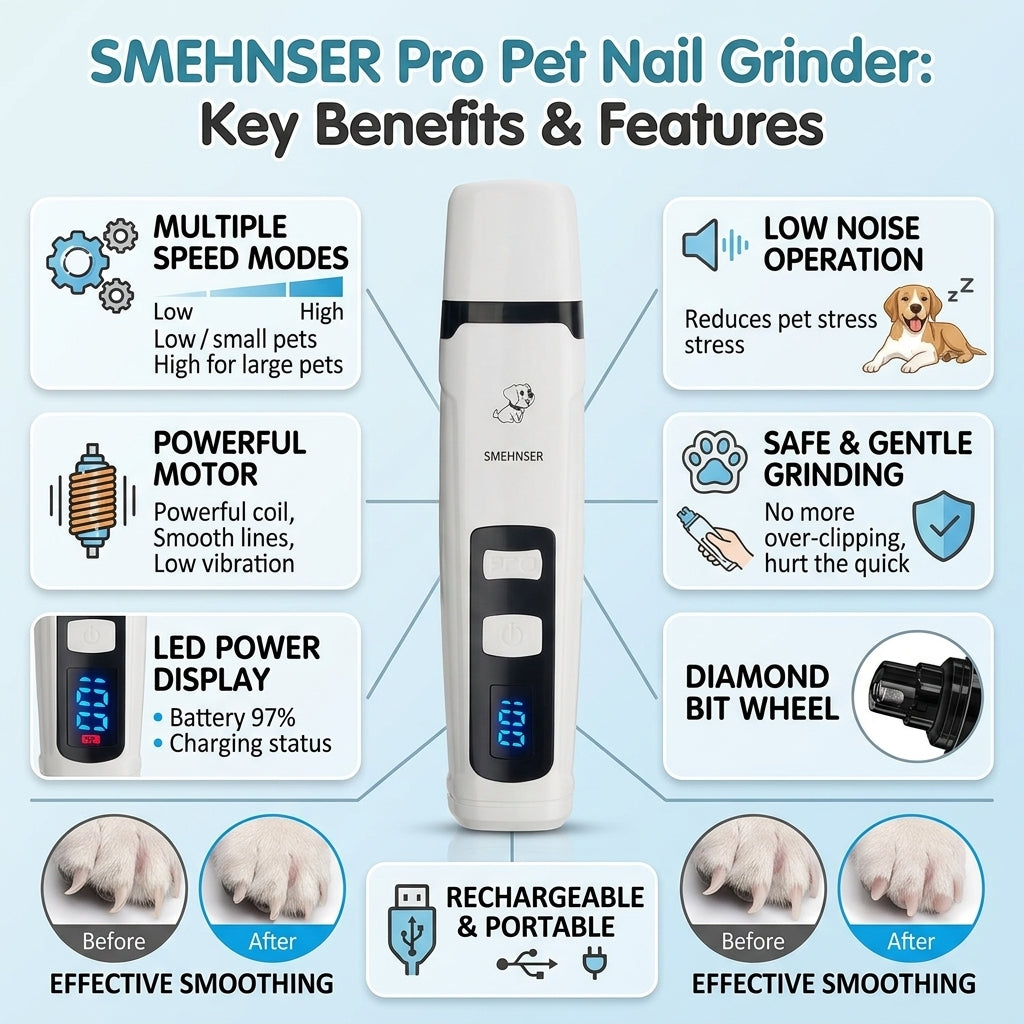 Electric Nail Grinder & Clipper